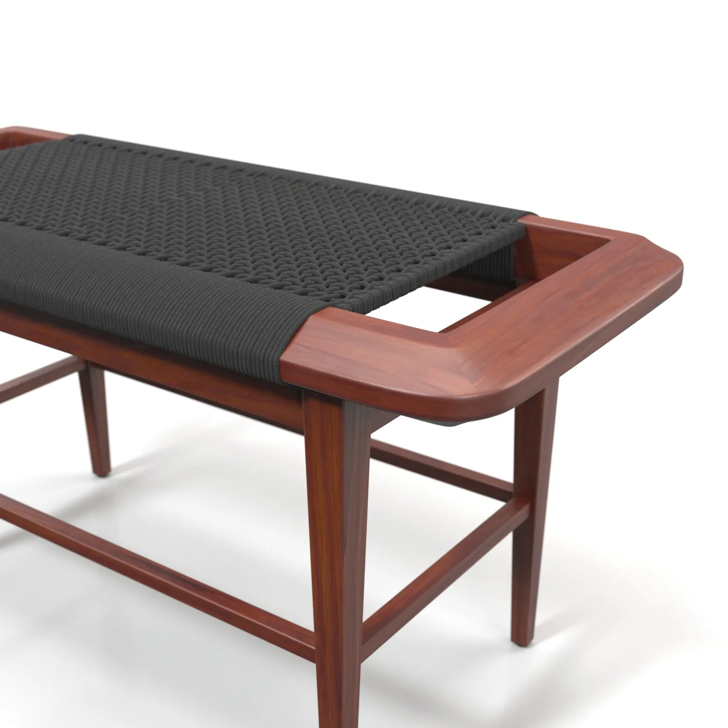 Vadisun Solid Oak Wood Bench PBR 3D Model_05